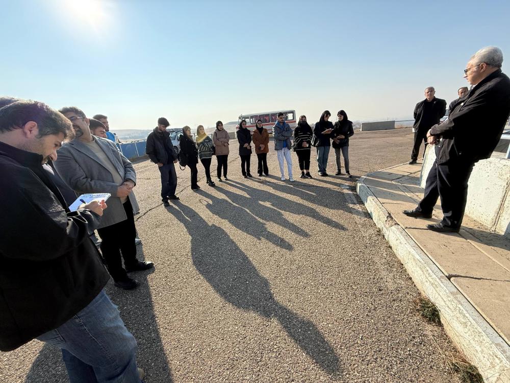 بازدید علمی از تأسیسات آبی منطقه علویان