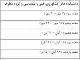 برنامه کلاسهای آنلاین